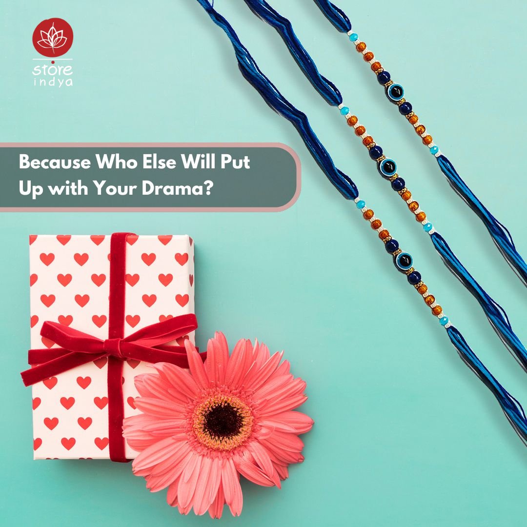 StoreIndya's tweet photo. Unveil the Magic of Raksha Bandhan with StoreIndya! 
This Rakhi season, enchant your brother with our trendy Evil Eye Rakhi, a symbol of protection and love. From classic traditions to modern vibes, find the Rakhi that speaks to your heart
Dive into our exclusive Rakhi collection https://t.co/m7nE9qUFhG