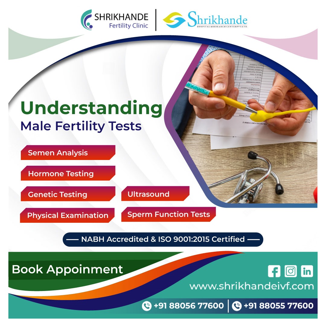 slaxmi2002's tweet image. At Shrikhande Fertility Clinic, our experts offer comprehensive male fertility testing to guide personalized treatment plans. Take a proactive step towards family planning and schedule your consultation today.
#MaleFertility #FertilityTesting #FamilyPlanning #ReproductiveHealth