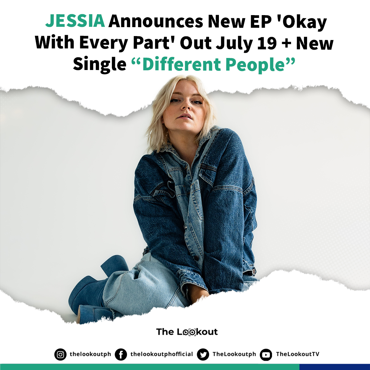 TheLookoutph's tweet image. Canadian pop singer and songwriter JESSIA  announces her new EP, 'Okay With Every Part,' out July 19th, and releases her new single, “Different People.”

READ: bit.ly/3xWwLZ4

#JESSIA #DifferentPeople #OkayWithEveryPart