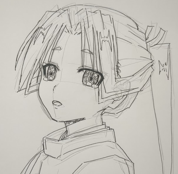 #1日1模写Ⅳ 203/365 逃げ上手の若君 時行
