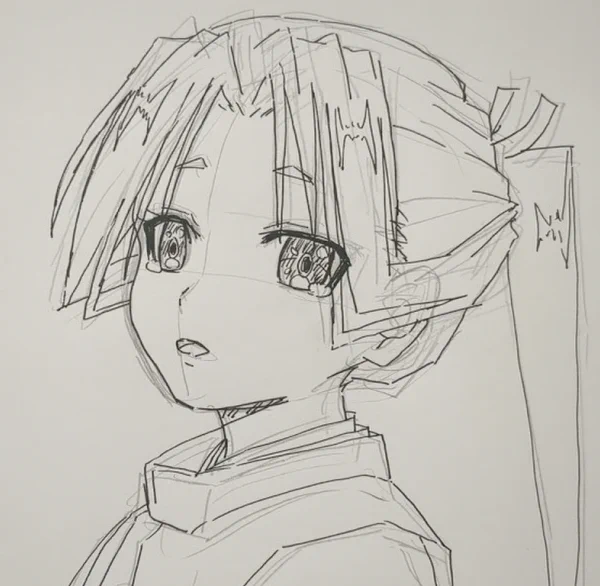 #1日1模写Ⅳ 203/365 逃げ上手の若君 時行