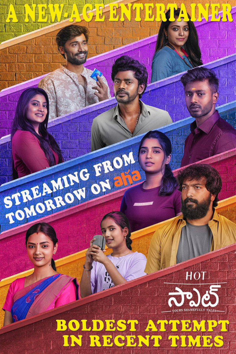 ItsmeAvi007's tweet photo. #HotSpot a new age entertainer is releasing on @ahavideoIN 17th July 🎦 

Stay tuned for Boldest attempt 💣 

 @aneelkreddy @iamsandy_off
 @Gourayy @ammu_abhirami
 @AadithyaBaaskar @kalaiActor
 @vikikarthick88 @InduMallampali
 @born_director https://t.co/8hPa8JTIhG