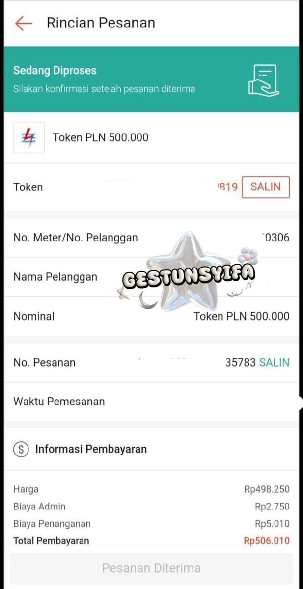 syifsaaa's tweet photo. Done🌟
Spaylater via token
Spaylatarr via token
Akulaku via token
Akulaku via tagihan
#zonauang #Zonajajan https://t.co/l9fWW7dQMs