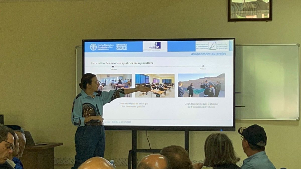 FAO au Maroc (@faomaroc) on Twitter photo Projet d'appui au développement de l'aquaculture au🇲🇦: Visite de terrain à #SidiIfni pour apprécier les progrès réalisés avec les Représentants de la <a href="/FAOMaroc/">FAO au Maroc</a> <a href="/norvegeambmaroc/">@NorvègeAmbMaroc</a> <a href="/NLinMorocco/">Netherlands Embassy in Morocco</a>,<a href="/ANDAMaroc/">ANDA Maroc</a>, Dép. de la pêche maritime & du partenaire privé Projet d'appui au développement de l'aquaculture au🇲🇦: Visite de terrain à #SidiIfni pour apprécier les progrès réalisés avec les Représentants de la <a href="/FAOMaroc/">FAO au Maroc</a> <a href="/norvegeambmaroc/">@NorvègeAmbMaroc</a> <a href="/NLinMorocco/">Netherlands Embassy in Morocco</a>,<a href="/ANDAMaroc/">ANDA Maroc</a>, Dép. de la pêche maritime & du partenaire privé