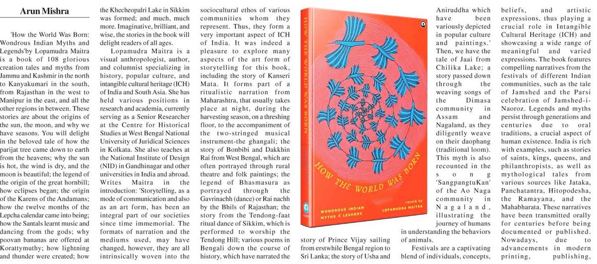 AlephBookCo's tweet photo. Arun Mishra reviews @lmaitra 's latest #HowTheWorldWasBorn on Dumani Mail here: Check it out here: https://t.co/TFdRTsvFIm https://t.co/xiaf1rYkIH