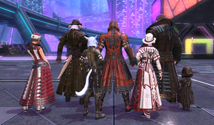 Haurchefent's tweet photo. the new Arcadion raid gear...it...yeah https://t.co/lg22rtqOGo