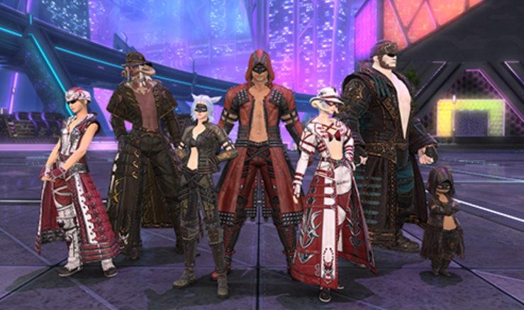 Haurchefent's tweet photo. the new Arcadion raid gear...it...yeah https://t.co/lg22rtqOGo