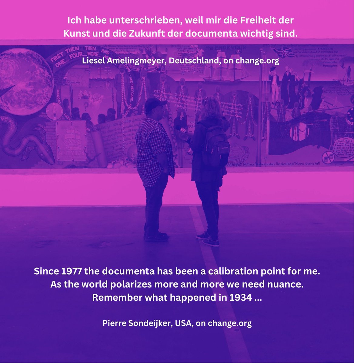 standwdocumenta tweet picture