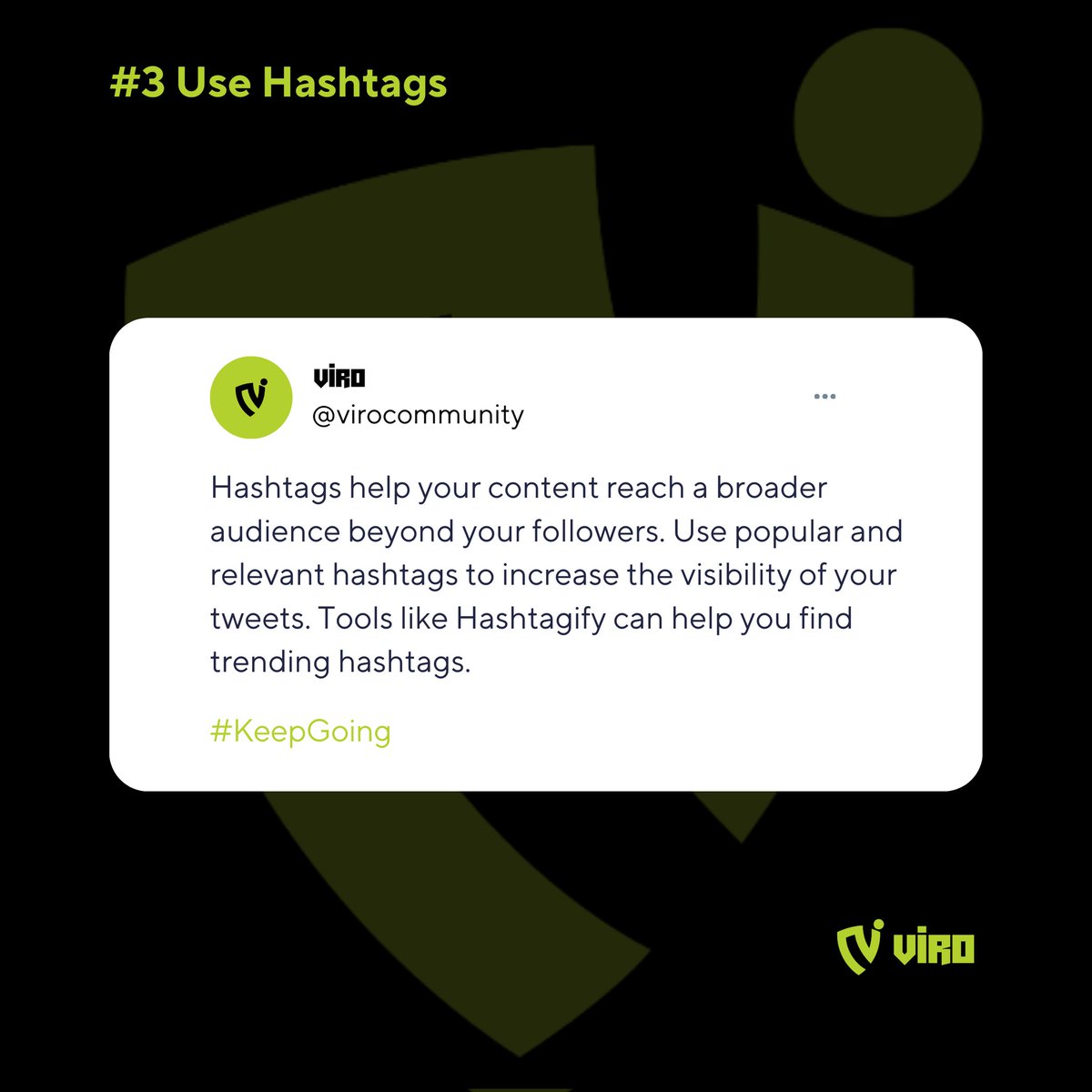 Virocommunity's tweet photo. Very important hashtags are your tools to going viral. https://t.co/IvI37lsFo1