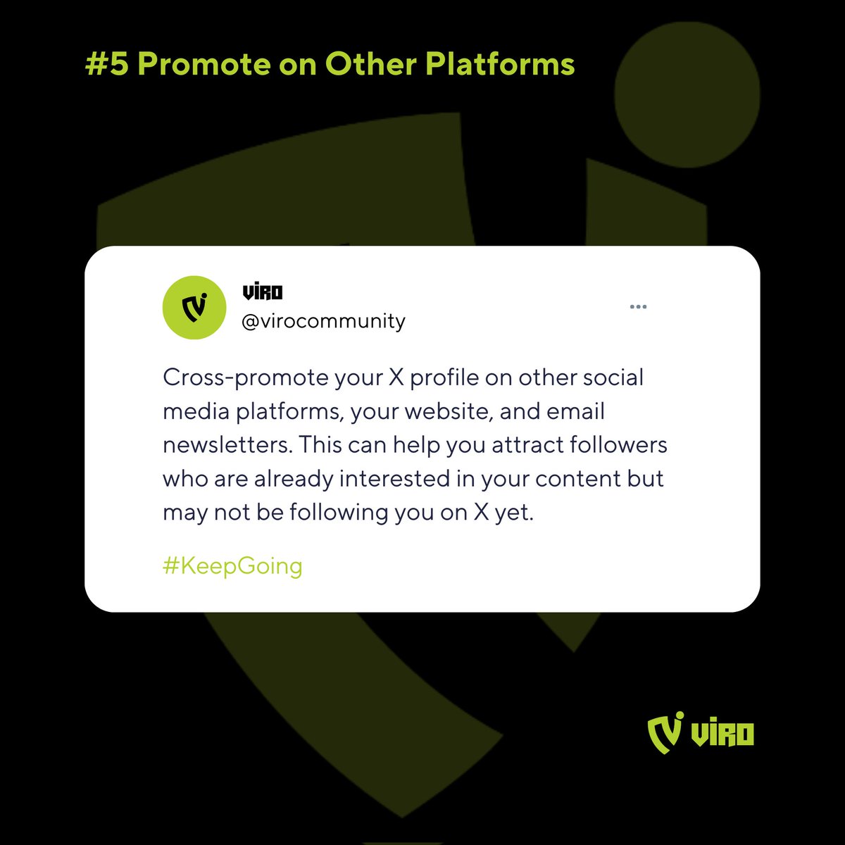Virocommunity's tweet photo. How many of us promote on other socials, X is not your mate when it comes to going viral https://t.co/mVtBsV4CS6