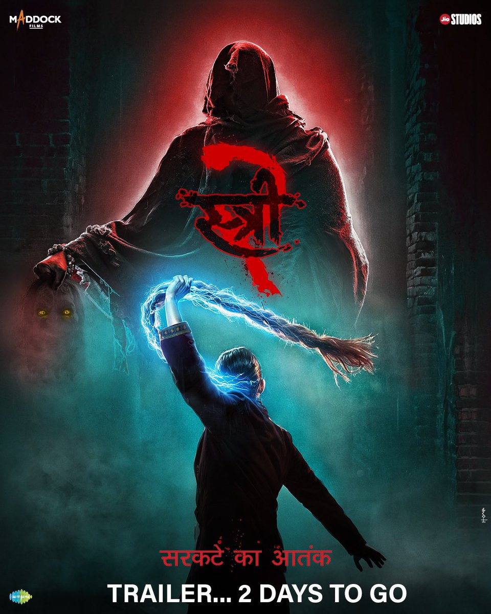 Shraddha (@shraddhakapoor) on Twitter photo Kaali taaqat se sabki raksha karne woh aa rahi hai bas 2 din mein! 👻👹
#Stree2 Trailer Out In 2 Days!
The legend returns this Independence Day, 15th August, 2024.
<a href="/RajkummarRao/">Rajkummar Rao</a> <a href="/TripathiiPankaj/">पंकज त्रिपाठी</a> <a href="/nowitsabhi/">Abhishek Banerjee</a> <a href="/Aparshakti/">Aparshakti Khurana</a> <a href="/tamannaahspeaks/">Tamannaah Bhatia</a> <a href="/amarkaushik/">Amar Kaushik</a> #DineshVijan Kaali taaqat se sabki raksha karne woh aa rahi hai bas 2 din mein! 👻👹
#Stree2 Trailer Out In 2 Days!
The legend returns this Independence Day, 15th August, 2024.
<a href="/RajkummarRao/">Rajkummar Rao</a> <a href="/TripathiiPankaj/">पंकज त्रिपाठी</a> <a href="/nowitsabhi/">Abhishek Banerjee</a> <a href="/Aparshakti/">Aparshakti Khurana</a> <a href="/tamannaahspeaks/">Tamannaah Bhatia</a> <a href="/amarkaushik/">Amar Kaushik</a> #DineshVijan