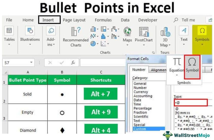 wallstreetmojo's tweet image. 📊 Bullet Points in Excel 📊

Bullet points in Excel are symbols used to represent text or numbers in a list format.

More details here - buff.ly/2FbsX7o

#ExcelTips #BulletPoints #ExcelHacks #Productivity #SpreadsheetSkills