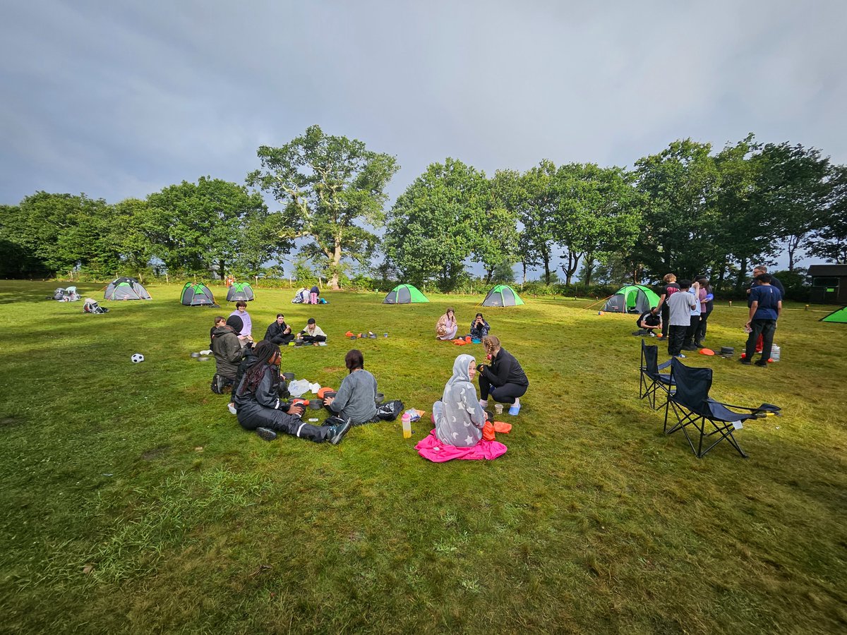 Students awake and cooking breakfast :)