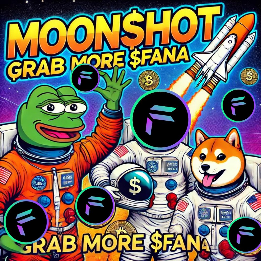 FANA’s got the rocket fuel we need for a moonshot! 🚀 Grab more $FANA, buckle up, and let’s reach for the stars! 🌟 #Foolana #RocketFuel