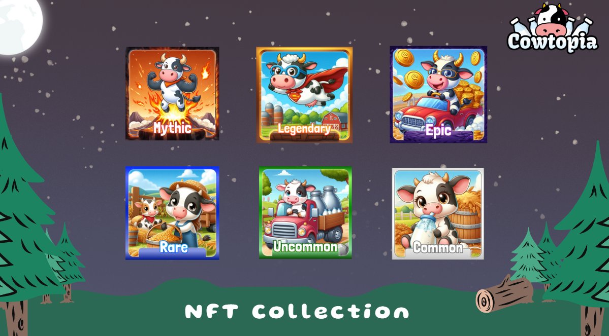 Cowtopiagame's tweet photo. Probably something! 🤔

Stay tuned to see how these NFTs will moo-ve into your hands! 🐮✨ https://t.co/7lyptc7H2q