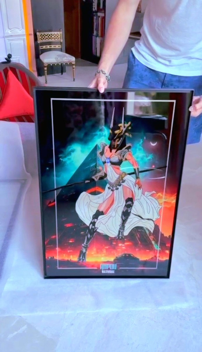 Gm #nftcommunity! ☕

Today we are discovering new prints of the #Maxiverse by <a href="/solidnft/">Solid NFT</a>. 🤩

This order will be delivered in Miami (1st prints in USA 🇺🇸!). It's always a great moment for us to give life to our artworks. 😍

#nft #nftart #NFTartists #WomenInNFTs #nfts