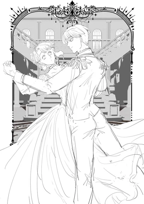 表紙のラフで描いてたの見ててね〜、よくあんな綺麗に塗っていただいたな夏井さん…🙏と思わずにはおられませぬ… 