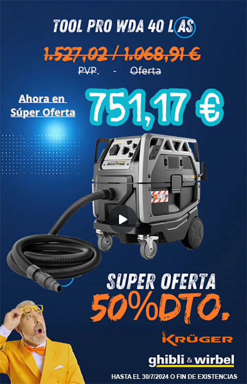 🧹 ¡Aspirador industrial WDA40 GHIBLI! 🧹
Perfecto para conectar tus máquinas y mantener tu espacio limpio y libre de residuos.
50% de descuento por tiempo limitado y con envío gratuito !!!
montec.es/aspiradores/as…
#AspiradoresIndustriales #OfertasMonTec #LimpiezaEficiente #MonTec
