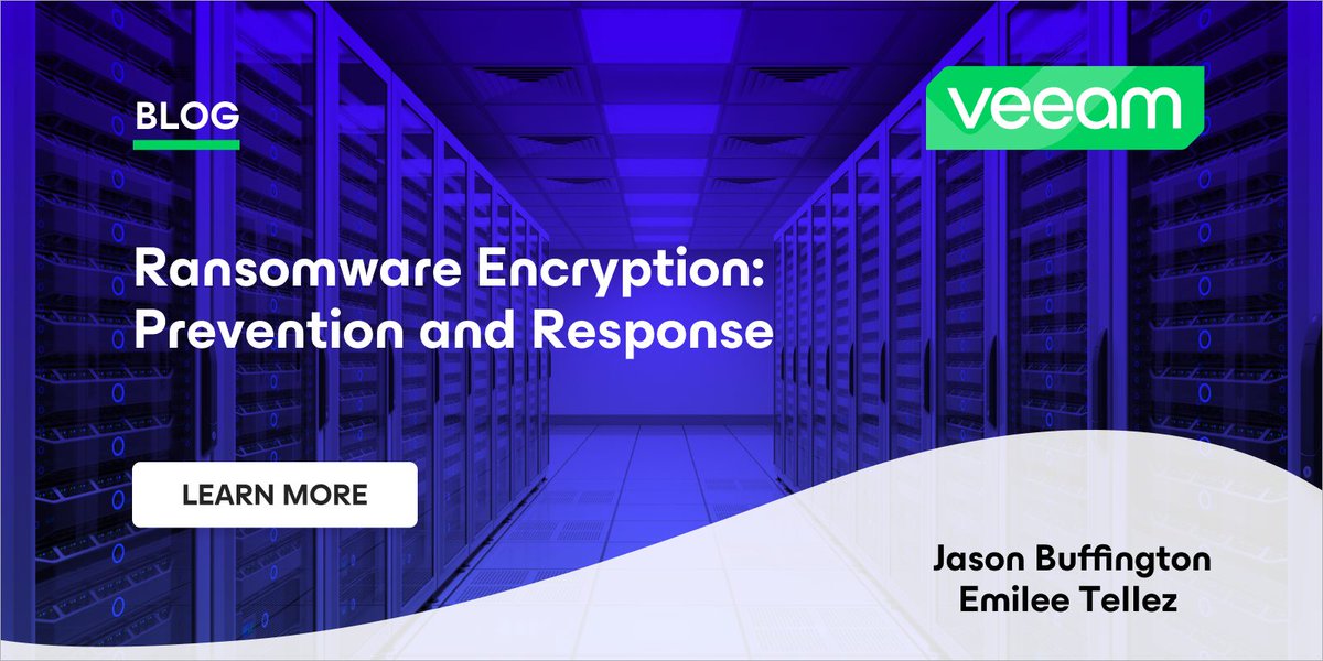 Ransomware Encryption: Prevention and Response veeam.com/blog/ransomwar… #veeam