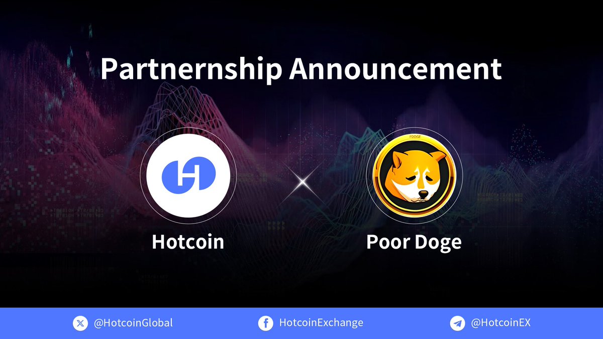 🎉 Exciting Partnership Announcement: @pdogeofficial and @HotcoinGlobal 🎉  We are thrilled to announce our new partnership with @pdogeofficial Stay  tuned for more updates #PDOGE #Hotcoin #CryptoPartnership #Blockchain # Cryptocurrency #GlobalReach ...