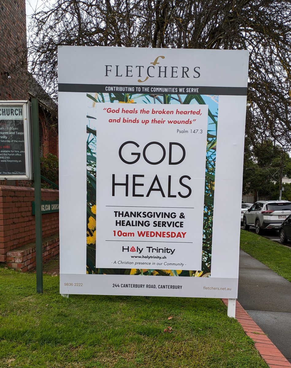 HolyTrinitySH's tweet photo. We hope that you can join us tomorrow (Wednesday : 
 10am), at our special Thanksgiving and Healing service that Fr Mark will lead as part of a Eucharist.

All are welcome, and morning tea will then follow for all to enjoy in the warmth of Carter Hall. https://t.co/MUhpBBq3Yx
