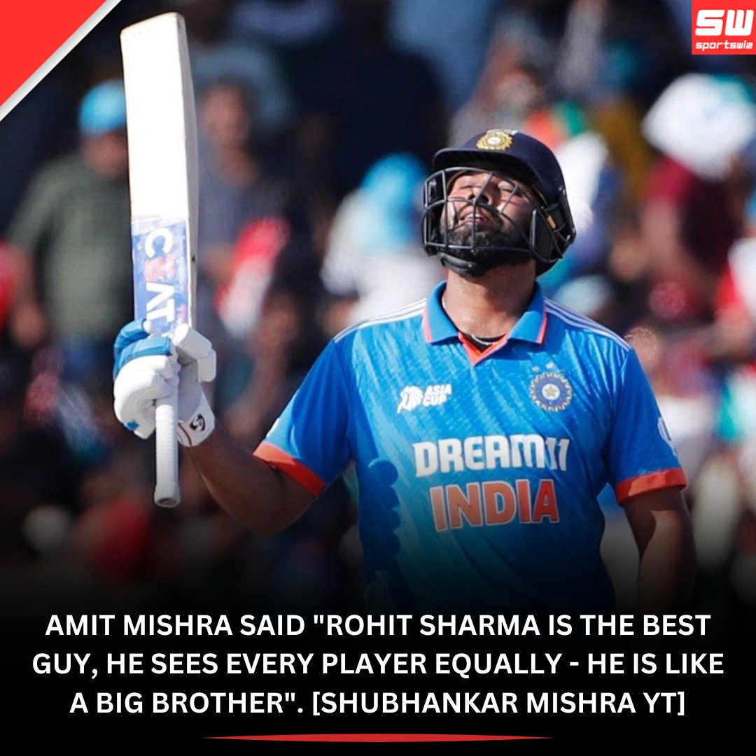 mysportswiz's tweet photo. Amit Mishra Praises Rohit Sharma! 🗣️
.
.
.
#INDvsSL #AmitMishra #LivMorgan #Rhea #Bobby #Gunther #Portland #WWERaw #NCAA #Bayless #Doda https://t.co/gb2U6hBgjW