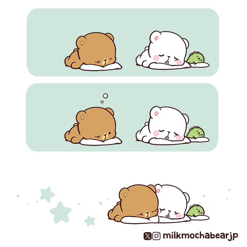 milkmochabearjp's tweet photo. いつもお隣🙌

#milkmochabear 
#milkandmocha 
#ミルモカ https://t.co/gPPXDOxsEb