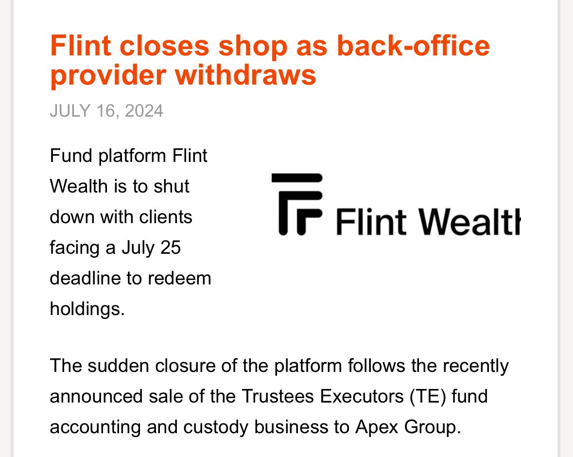 End of the road for the Flint Wealth fund platform
investmentnews.co.nz/investment-new…