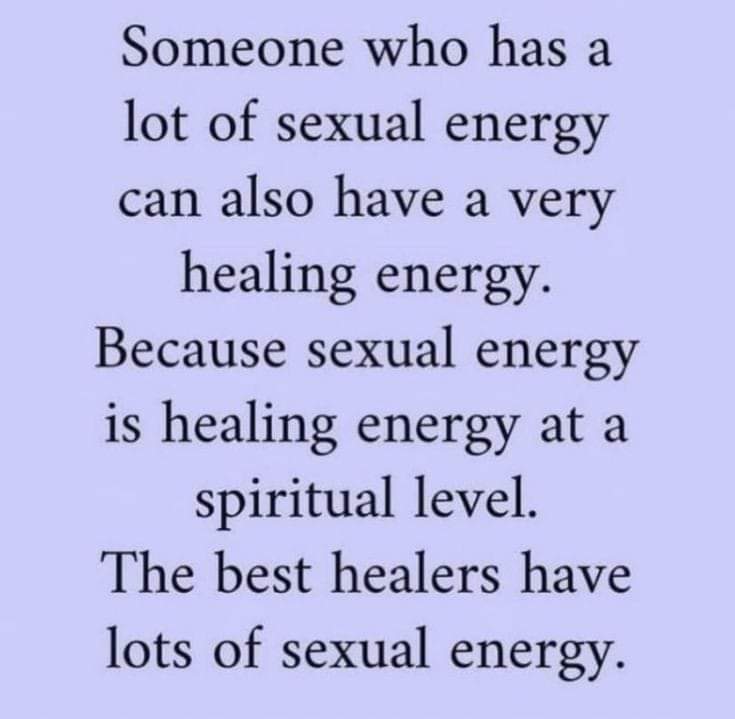 Sexual energy is hot energy 🔥