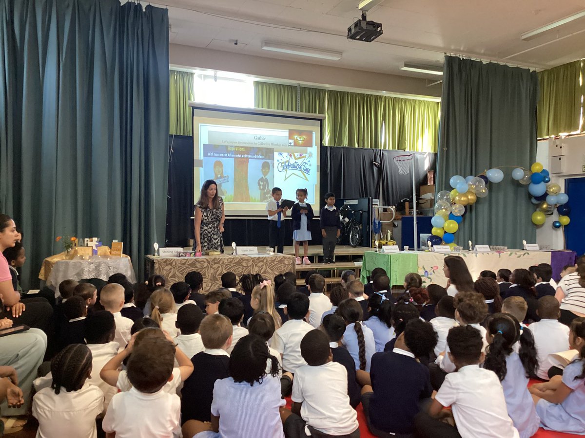 Stm_WB's tweet photo. We had our annual prize giving celebration yesterday! Well done to Reddit for winning our book prize and Miylah as our school ambassador! All of the children have worked so hard this year and we are incredibly proud of them🎉🙏♥️ https://t.co/hy2XZtTjXs