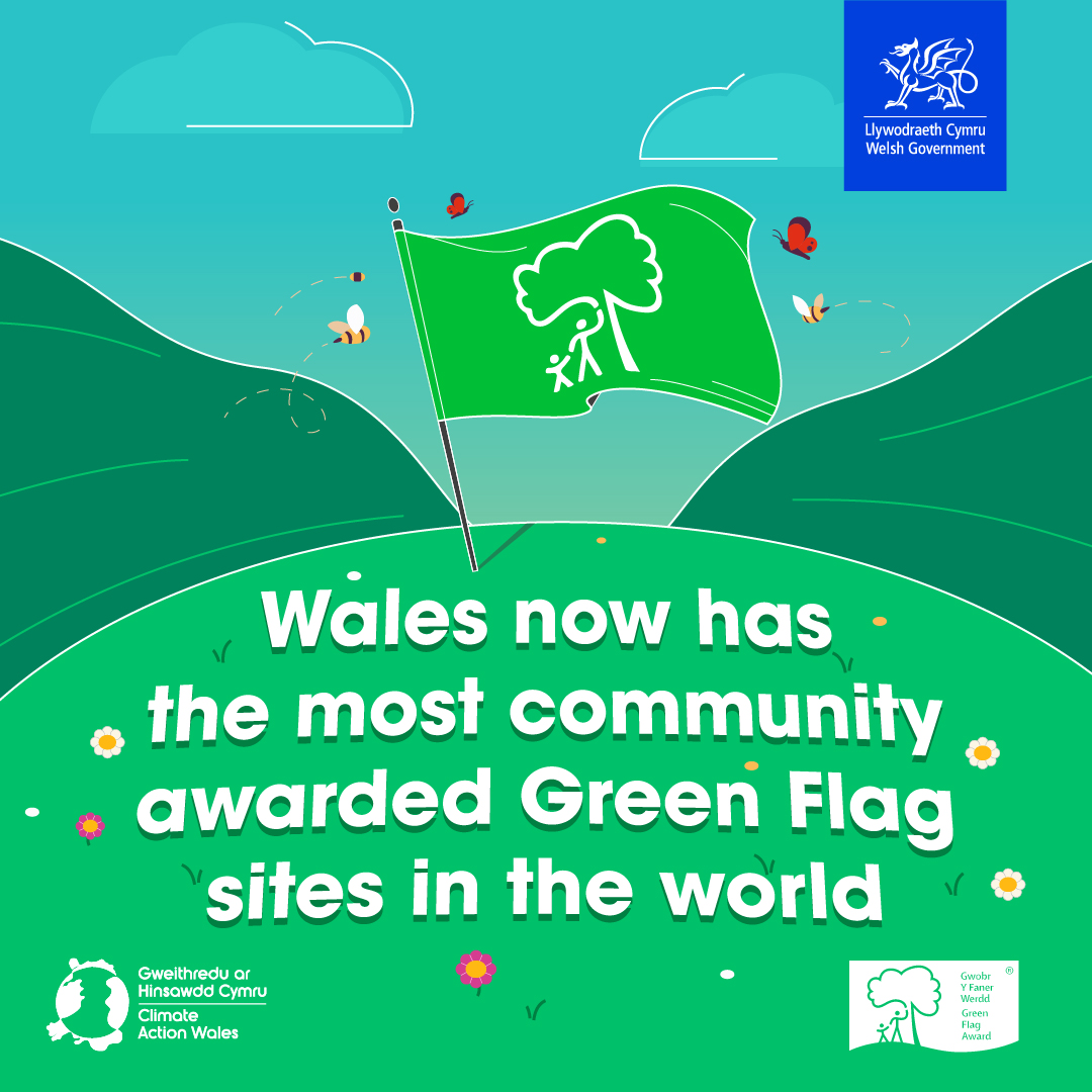 We have the most community awarded <a href="/GreenFlagWales/">Parciau yng Nghymru</a> sites IN THE WORLD 🙌

These sites showcase the best of Wales’s natural beauty. Make sure you visit some of them! 🦋🌸🌳

More here 👇
keepwalestidy.cymru/blog/wales-fly…

@keep_wales_tidy #GreenFlagWales #ClimateActionWales