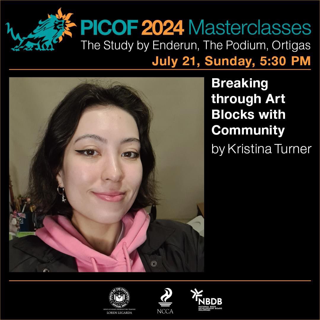 MEET OUR MASTERCLASS TEACHERS! 

More on the masterclasses for #PICOF2024! July 21 is the last hurrah for the festival, as we mark the final day with four more classes by global comics creators. Read up on the speakers in 🧵

REGISTRATIONS OPEN: bit.ly/PICOF2024Comic…