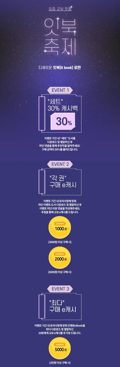 dncbooks's tweet photo. [교보문고]
잇북(It Book) 로판 브랜드전 진행 중🔥
30% 캐시백부터 e캐시 추가 증정까지!
지금 바로 확인해 보세요💕💕

https://t.co/MtVleEeMjL https://t.co/PirQ0U84DD