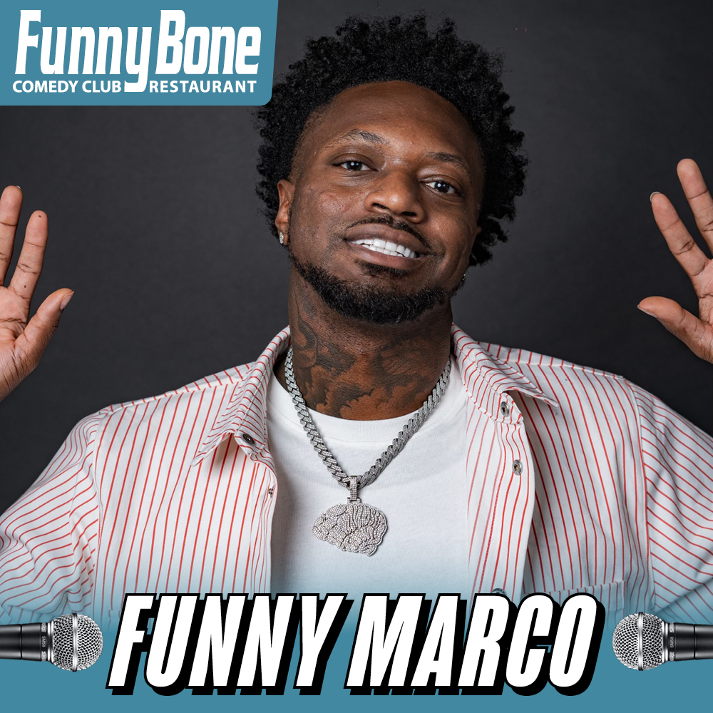 FunnyBoneCbus's tweet photo. Don't miss Funny Marco's shows on Friday!
🎙️ July 19 https://t.co/wIqJeLB42J
