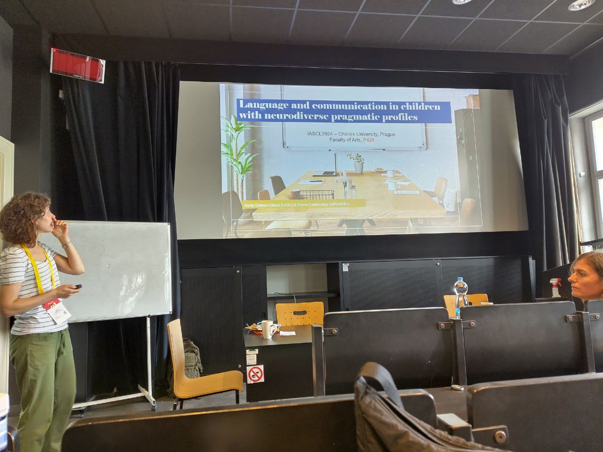 Grecil Lab (UOC-UB) (@grecil_lab) on Twitter photo 🗣️Today, some members of our lab <a href="/grecil_lab/">Grecil Lab (UOC-UB)</a> and lindy-lab.eus lab presented studies we are conducting on “Language and communication in children with neurodiverse pragmatic profiles” at the symposium coordinated by <a href="/eKastrobiejo/">Elena Castroviejo</a> and Nuria Esteve-Gibert at #IASCL2024 🗣️Today, some members of our lab <a href="/grecil_lab/">Grecil Lab (UOC-UB)</a> and lindy-lab.eus lab presented studies we are conducting on “Language and communication in children with neurodiverse pragmatic profiles” at the symposium coordinated by <a href="/eKastrobiejo/">Elena Castroviejo</a> and Nuria Esteve-Gibert at #IASCL2024