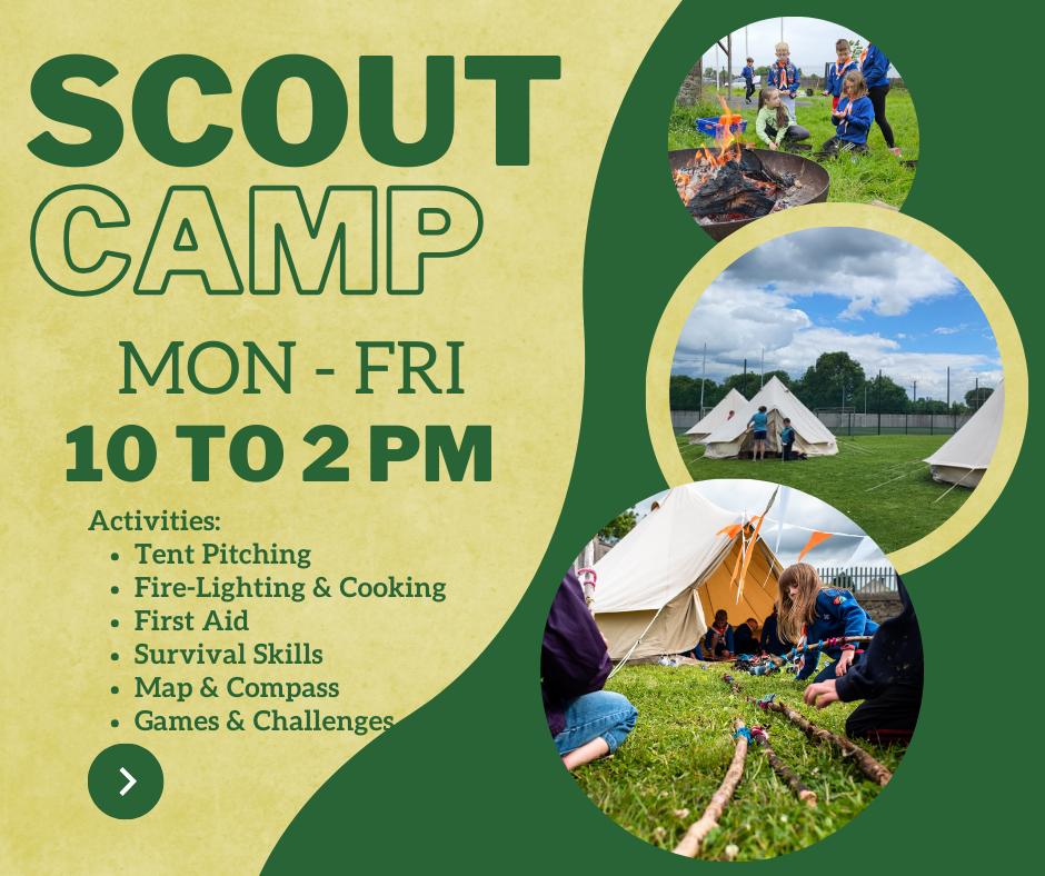 We have 3 spaces left on our Summercamp in #Sixmilebridge next week!

Book a place via the link:
14thclarescouts.clubzap.com/categories/cam…
