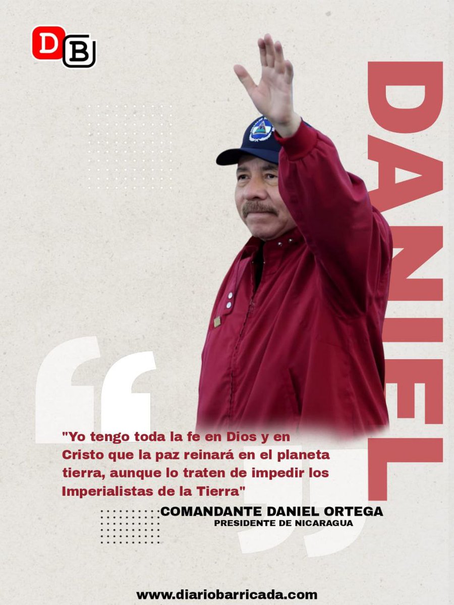 #16Julio 

"Tengo toda la fe en Dios y en Cristo que la Paz reinará en el planeta tierra, aunque lo traten de impedir los imperialista de la tierra"
#Plomo19