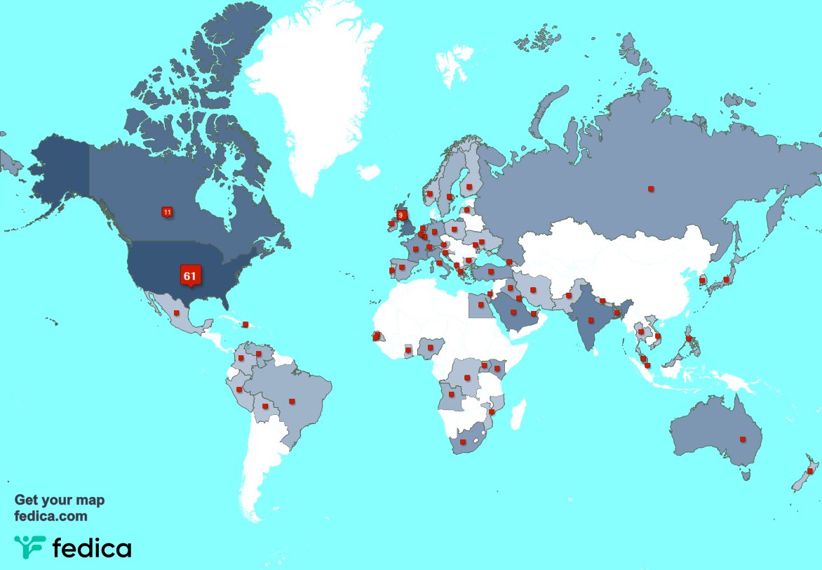 RBTMtalk's tweet image. Special thank you to my 12 new followers from Japan, and more last week. fedica.com/!RBTMtalk