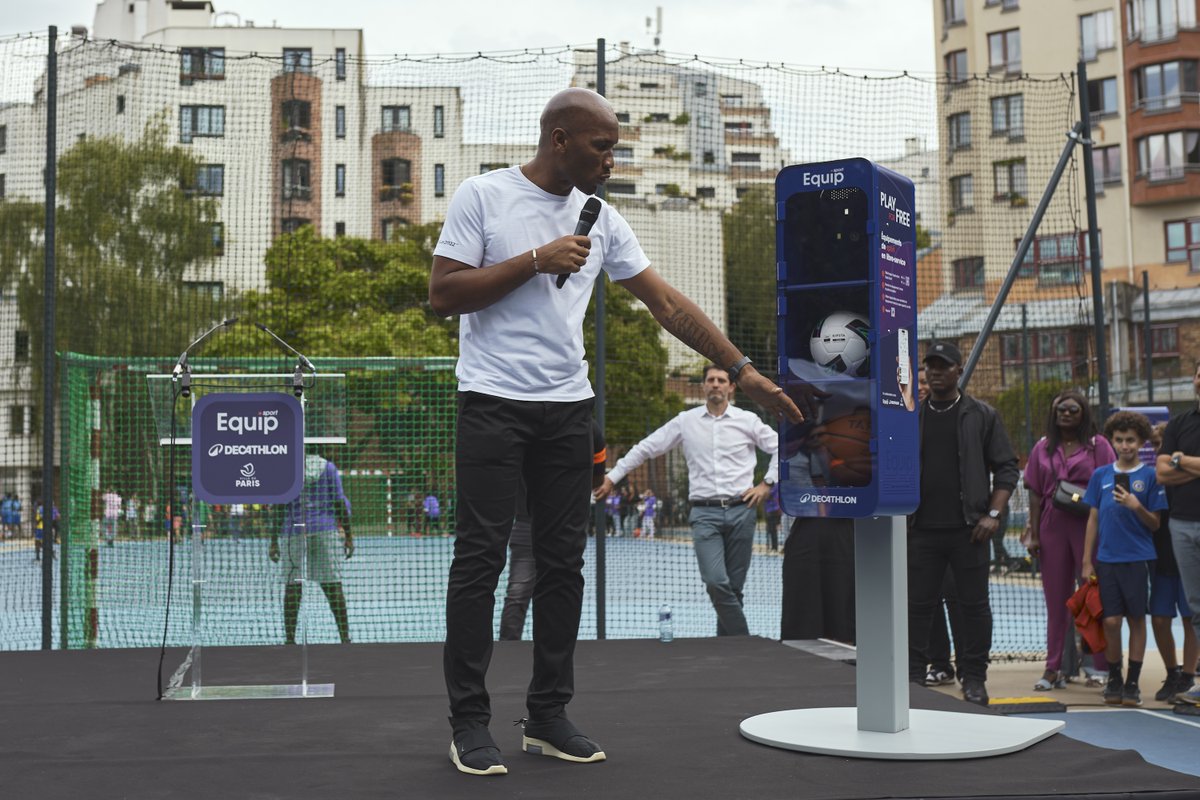 We haven’t officially introduced him yet… So here it is !

Our co-founder <a href="/didierdrogba/">Didier Drogba</a> joined us at the inauguration of our HUB in Paris, last Thursday.

His knowledge helps us develop our solution, making sport accessible to everyone!

Thank you, <a href="/didierdrogba/">Didier Drogba</a> 🚀

#EquipSport