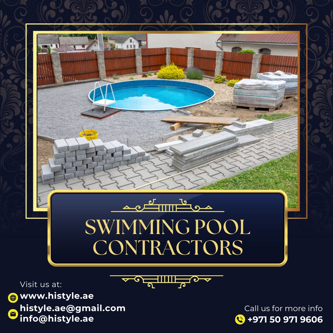 HiStylellc's tweet photo. "Transform your backyard oasis with our expert team of Swimming Pool Contractors. Dive into luxury and relaxation! #SwimmingPool #BackyardBliss #PoolContractors #OutdoorLiving" https://t.co/KTHBvmI1jy