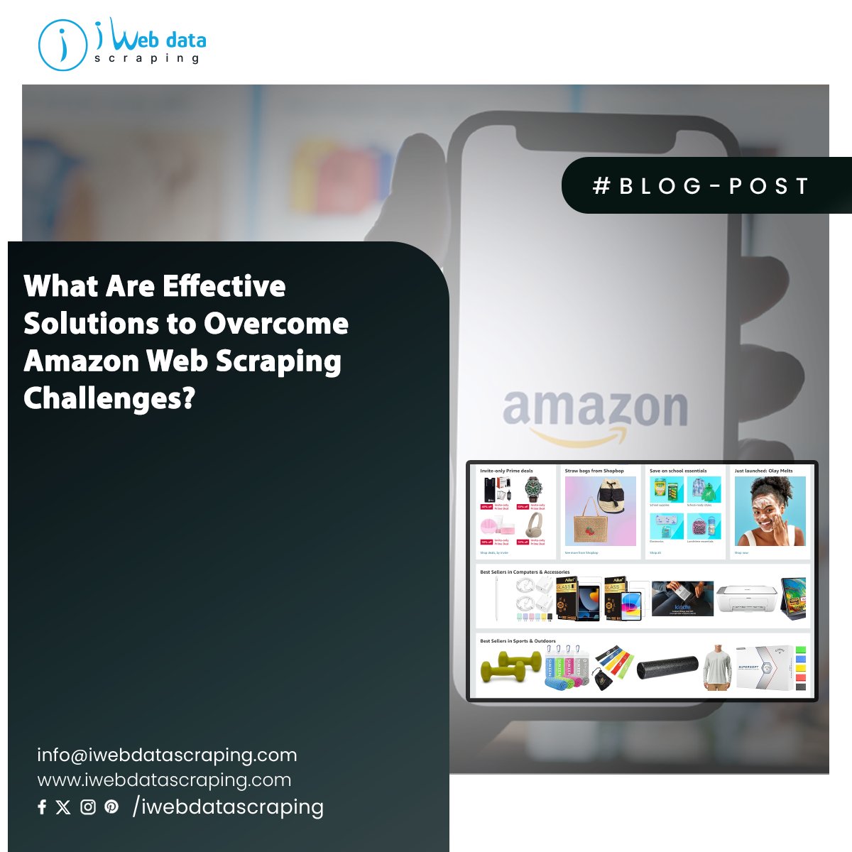 iwebdatascrape's tweet image. #Amazonwebscraping challenges involve overcoming IP blocking, #CAPTCHAhurdles, dynamic content handling, website structure changes, and legal compliance issues.
Read more: iwebdatascraping.com/effective-solu…
#AmazonDataCollection
#AmazonWebScraper
#USA #UK #UAE #India