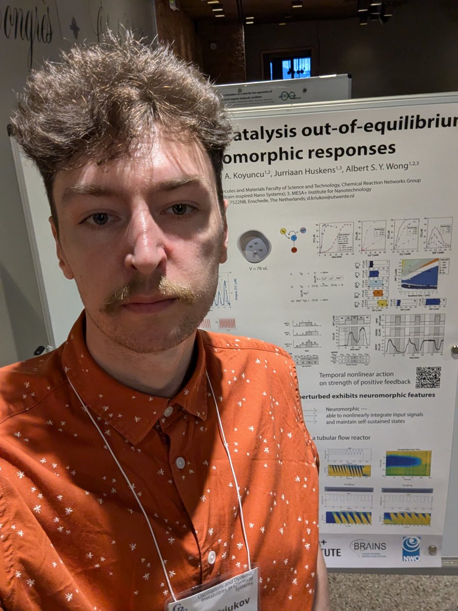 Enjoying GRC 2024 on Oscillations and Dynamic instabilities with my perfect poster and fantastic mustaches. Best conference I've ever been to. #GRC
