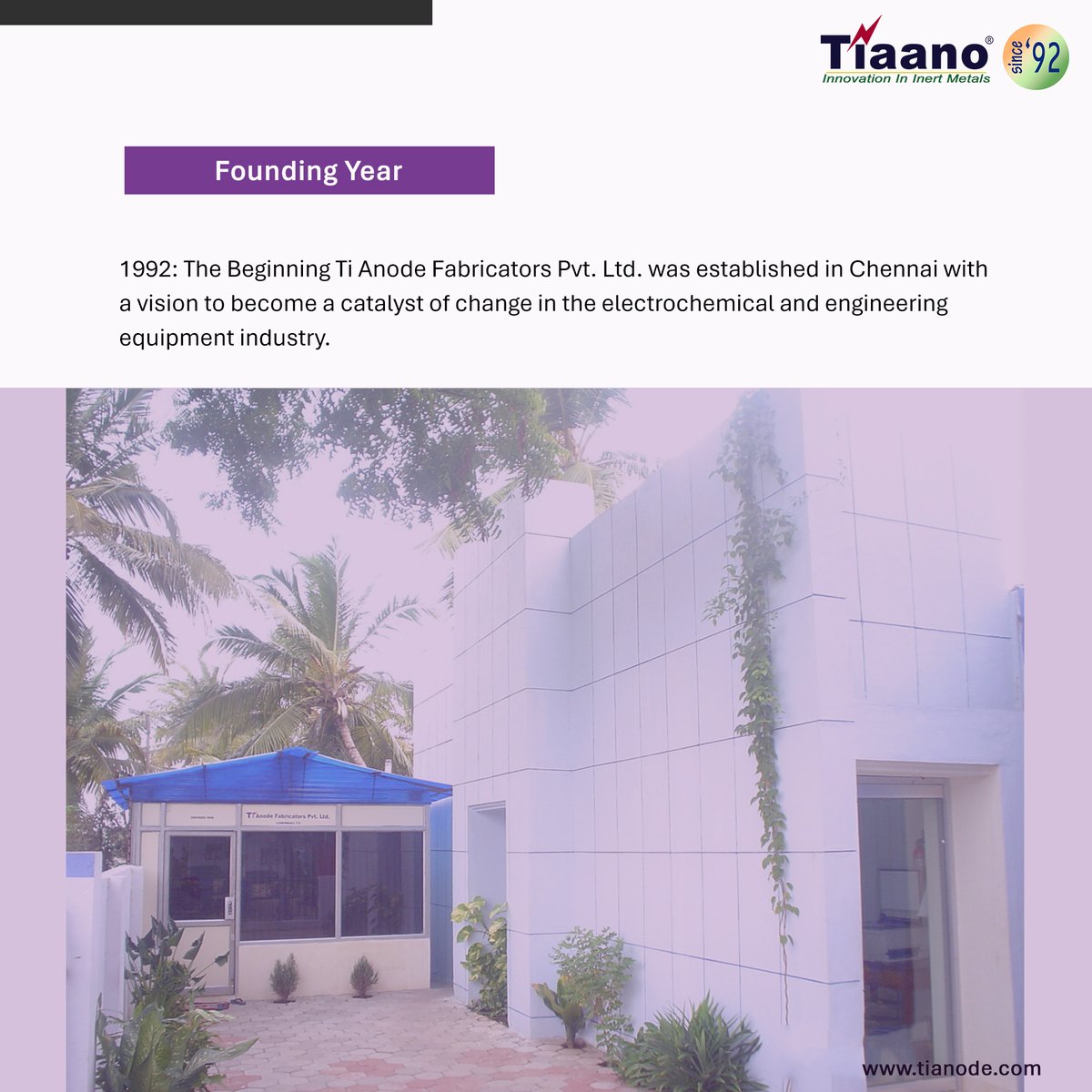 TiAnodeFab's tweet image. Celebrating Our Journey Since 1992!
Tiaano&apos;s milestones from humble beginnings to global industry leadership. Our innovation and excellence drive us forward, serving clients in over 63 countries.
#TiAnode #Innovation #IndustryLeader #GlobalImpact #EngineeringExcellence