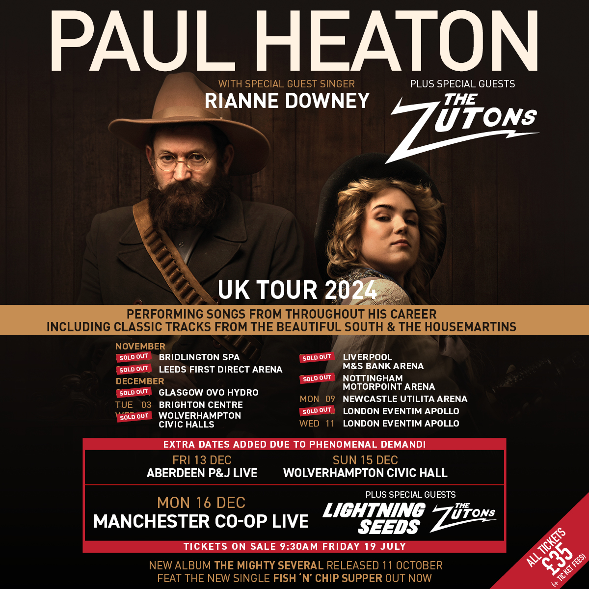 The Zutons (@zutonsthe) on Twitter photo Wow! We’re totally blown away by how fast this tour is selling out and by these new venues that have been added! Its gonna be brilliant! And to make it even better we’ve got <a href="/Lightning_Seeds/">Lightning Seeds</a> to the bill in Manchester! Yerrrss! Get your tickets here 👉 tix.to/PH24 Wow! We’re totally blown away by how fast this tour is selling out and by these new venues that have been added! Its gonna be brilliant! And to make it even better we’ve got <a href="/Lightning_Seeds/">Lightning Seeds</a> to the bill in Manchester! Yerrrss! Get your tickets here 👉 tix.to/PH24