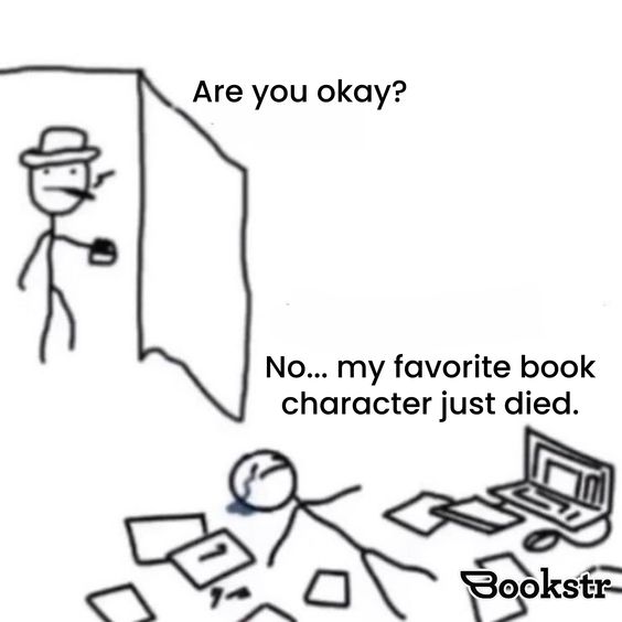 BookstrOfficial's tweet image. How do we ever recover from this heartbreak? 🤧🖤😭

[🤪 Meme by Nia Williams] 

#reader #bookish #readerthings #booklovers