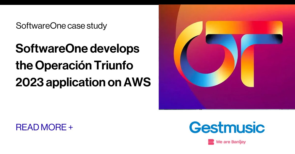 SoftwareOne's tweet photo. Read how #SoftwareOne successfully developed the Operación Triunfo 2023 mobile #application on #AWS with #Gestmusic, which became the #1 mobile app for over 8 weeks and obtained over 1.6 million registered users. Read the full story in our case study here: https://t.co/U1LFrjNhUP https://t.co/4Up7xiW0I7
