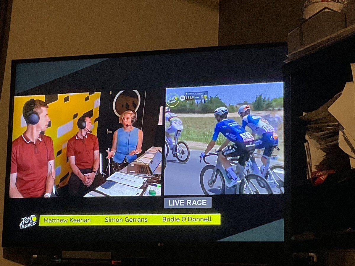 Apparently Bridie didn’t get the what to where memo! #awks #couchpeloton