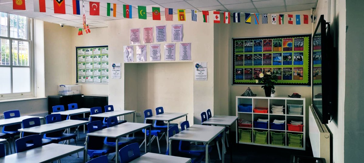 HatchamGeog's tweet photo. π Exciting news! Our geography classrooms are ready for the new school year! π No room is completer without flag bunting! Fresh displays, organised spaces and new resources, students are set for an incredible learning journey. ππΊοΈ
#ChooseGeography #ClassroomMakeover https://t.co/wC8IiE3KMY