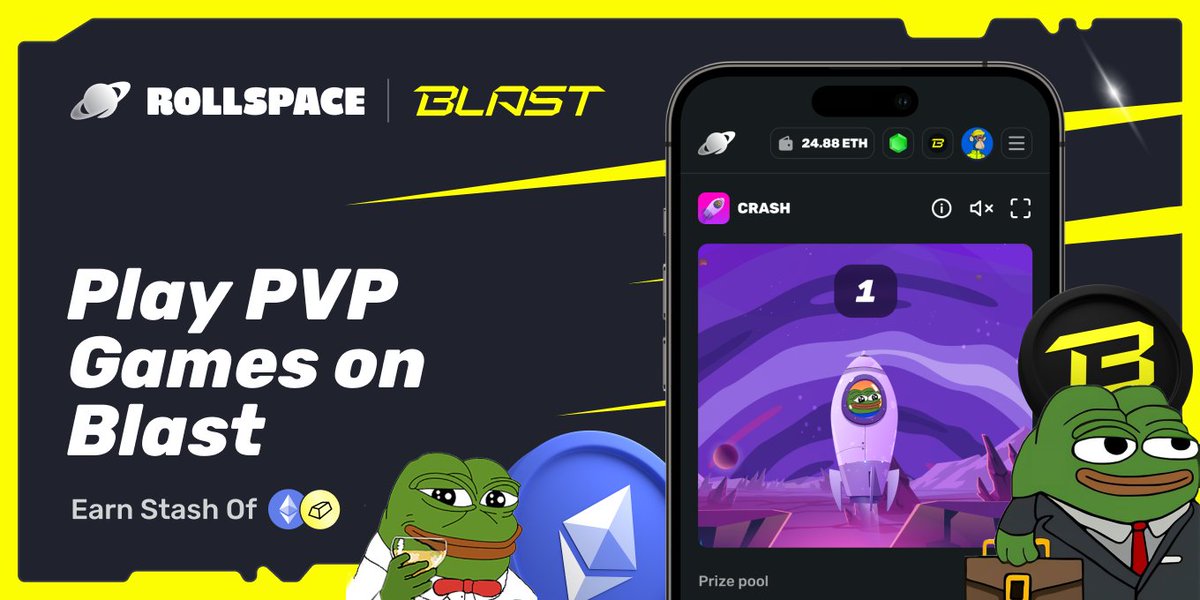 rollspacecom's tweet image. This is for all Blast degens out there.

🥊 Beat other Degens on Blast L2 network
🎮 Have Fun Playing Real-Time PVP Games
💰 Stash propably nothing.

#blastl2 #blast #gamefi #gaming #cryptogaming @blast