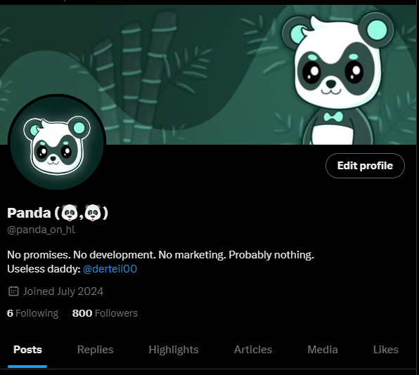 If we break 1k followers before 4pm CET (in 2 hours) I'll organize $1k $panda giveaway on twitter.

Everyone who interacts with this tweet will be eligible.